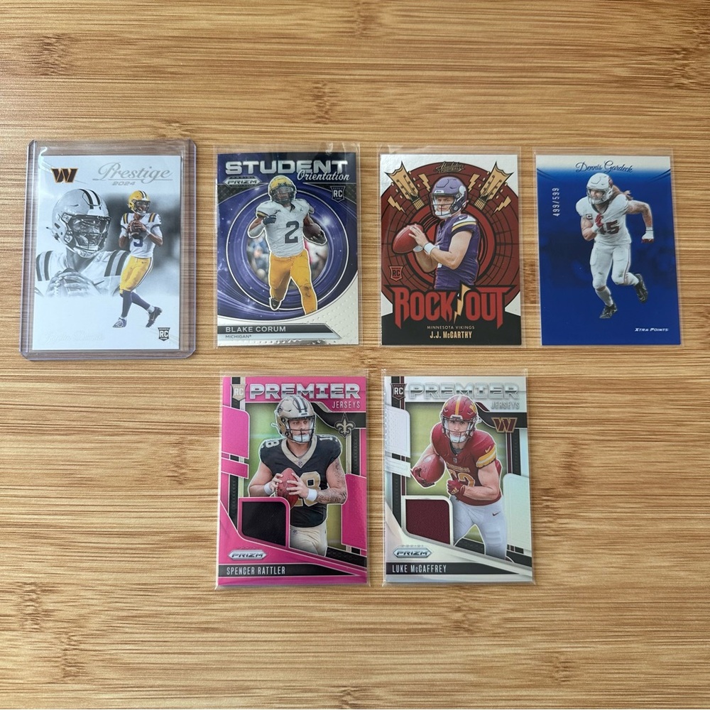 2024 Panini Prizm / Prestige / Absolute / Preimer Football NFL Football Cards #9